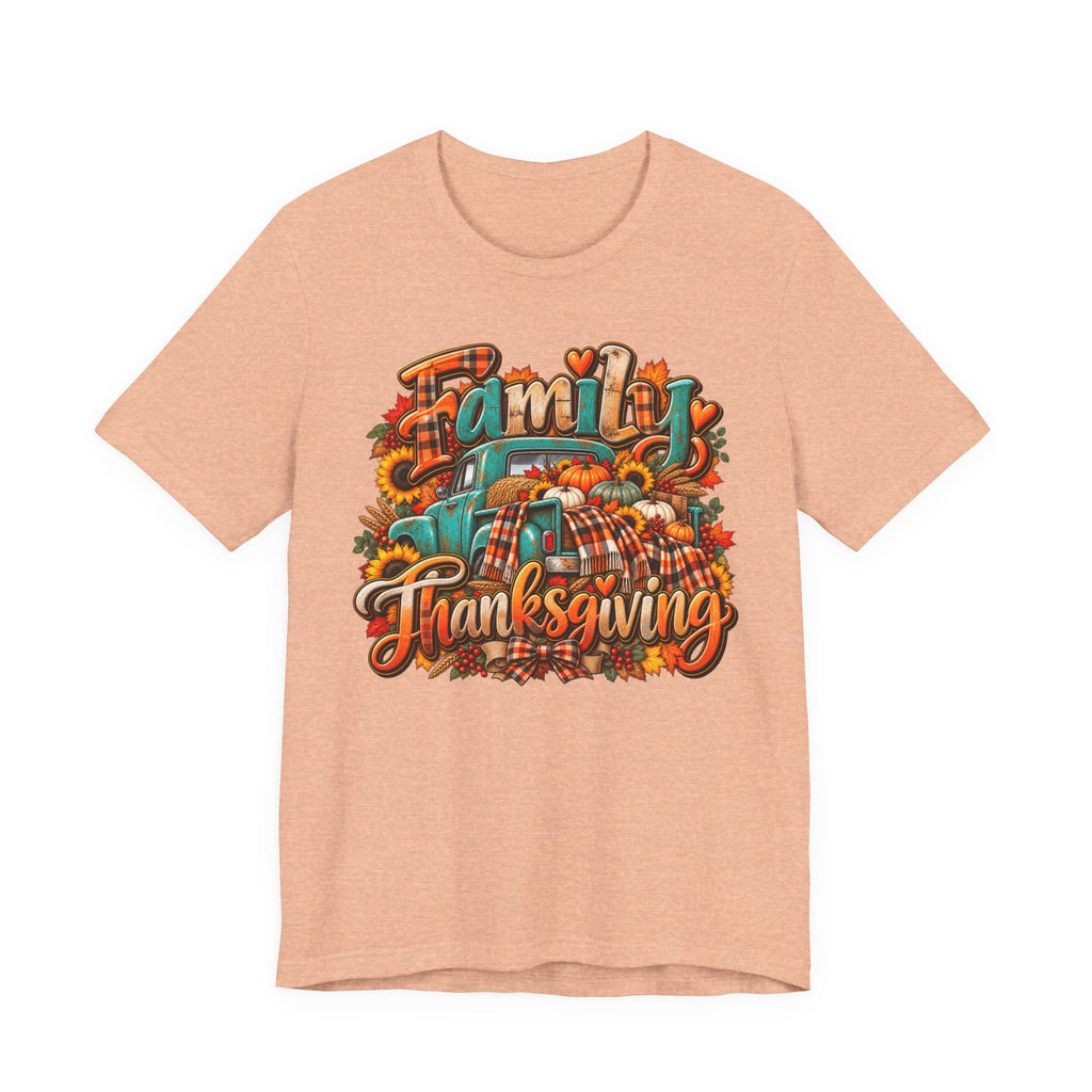 Matching Family Thanksgiving T-Shirt | Fall Family Gathering Graphic Tee | Unisex Holiday Shirt
