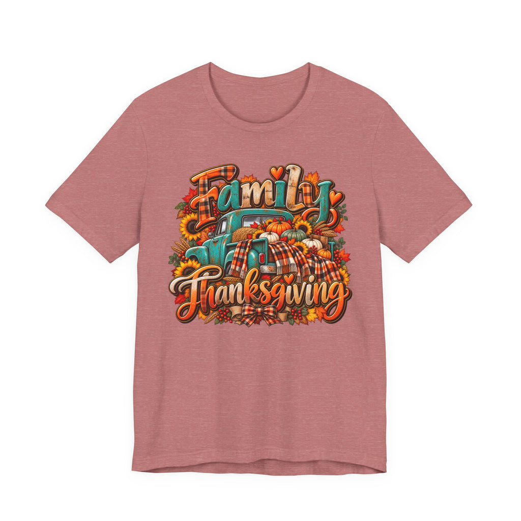 Matching Family Thanksgiving T-Shirt | Fall Family Gathering Graphic Tee | Unisex Holiday Shirt