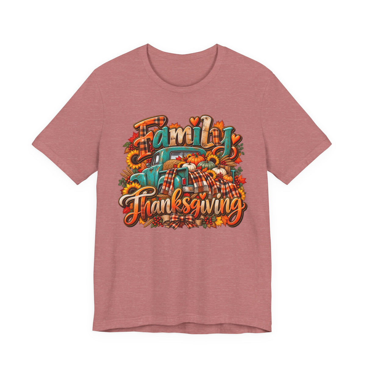 Matching Family Thanksgiving T-Shirt | Fall Family Gathering Graphic Tee | Unisex Holiday Shirt