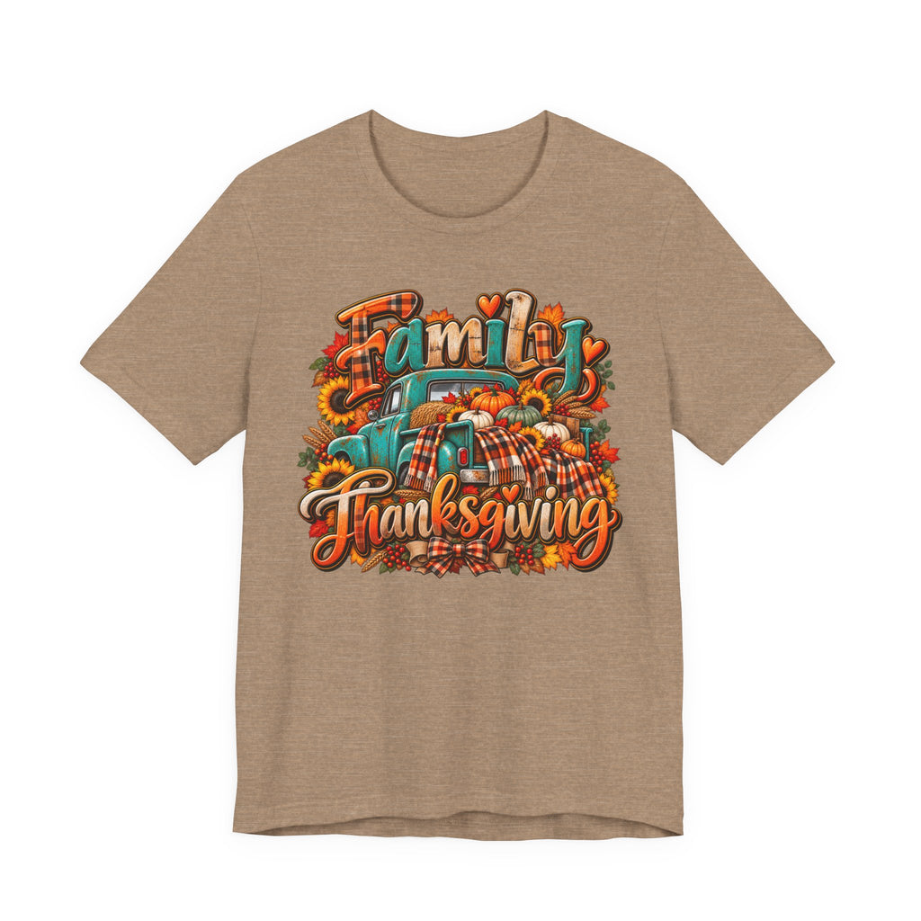 Matching Family Thanksgiving T-Shirt | Fall Family Gathering Graphic Tee | Unisex Holiday Shirt