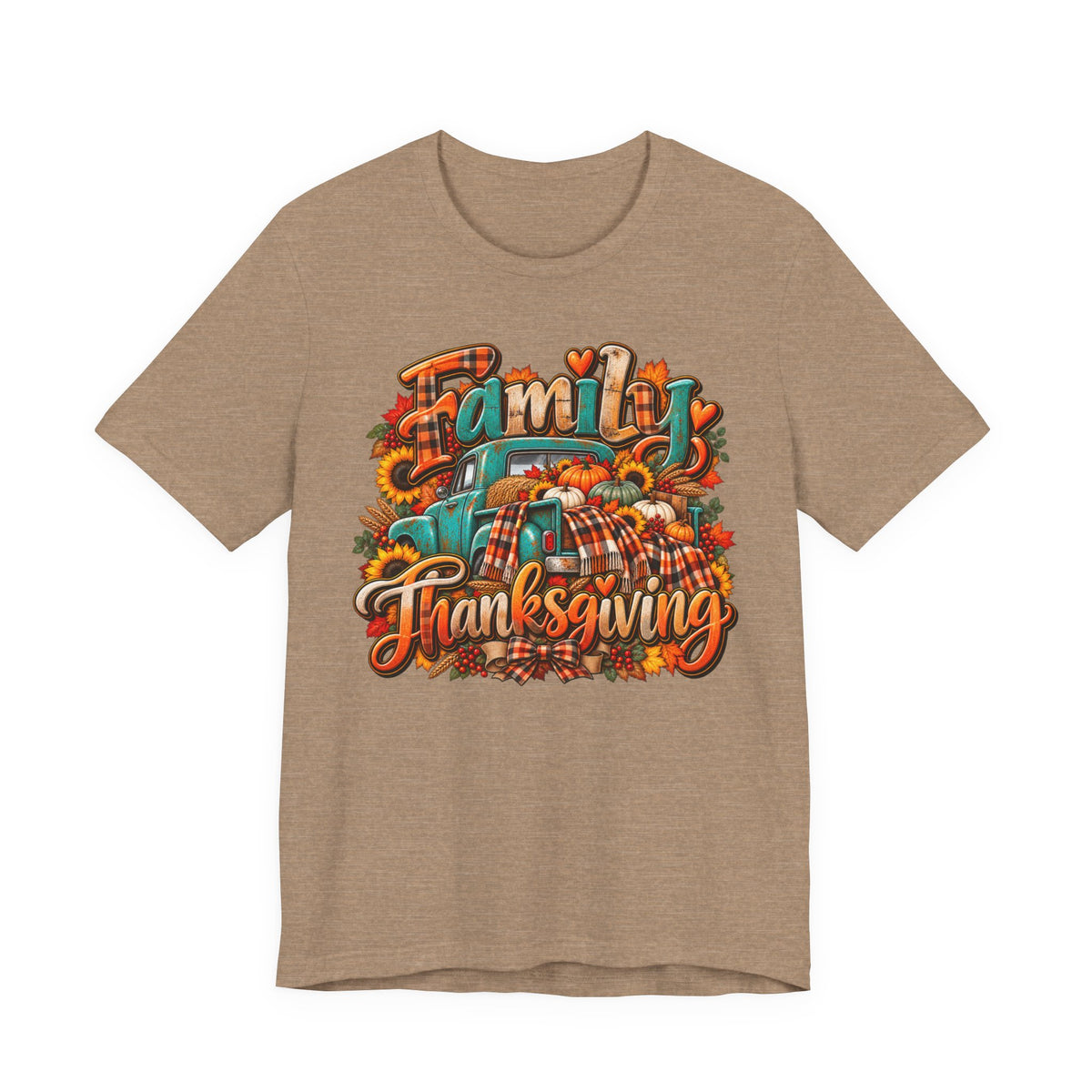 Matching Family Thanksgiving T-Shirt | Fall Family Gathering Graphic Tee | Unisex Holiday Shirt