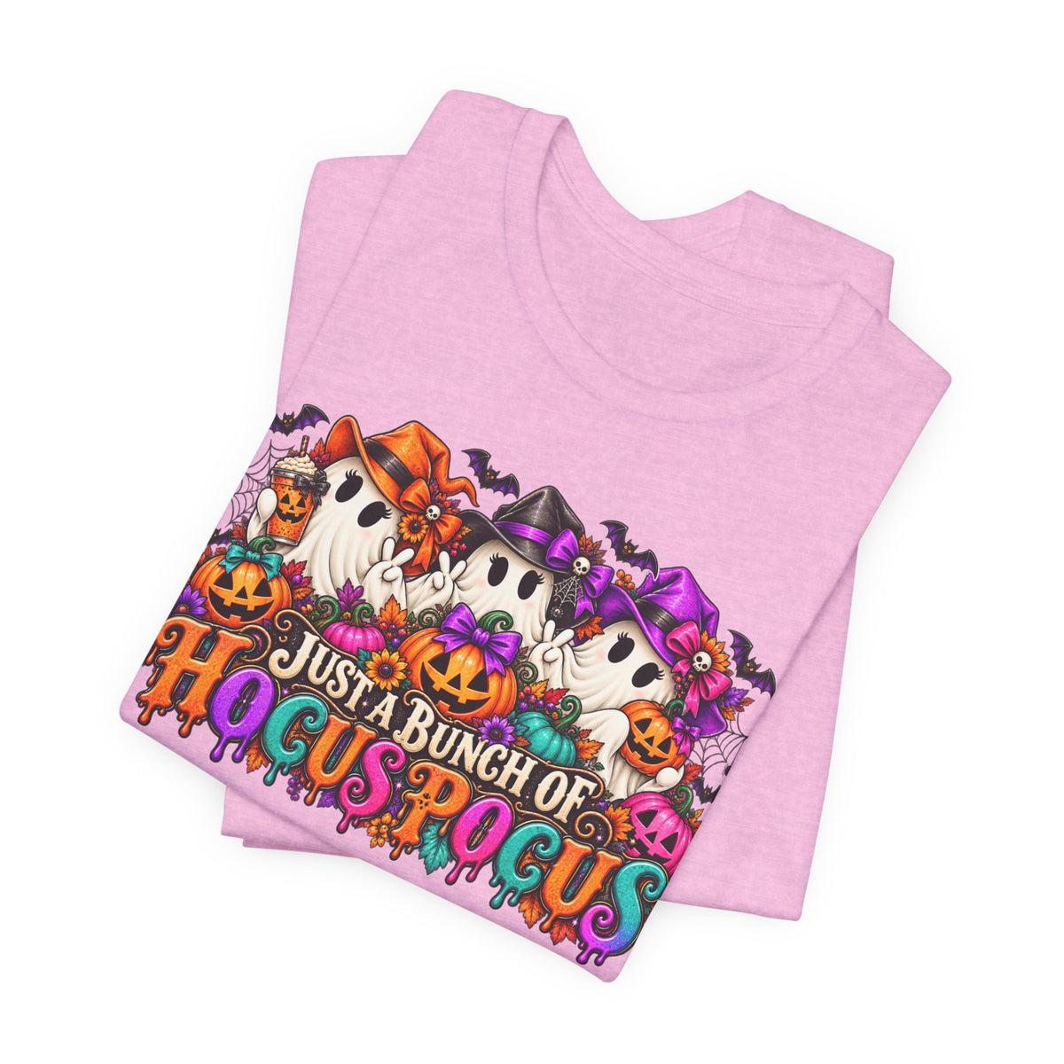 Just a Bunch of Hocus Pocus Halloween T-Shirt | Cute Ghost Graphic Tee
