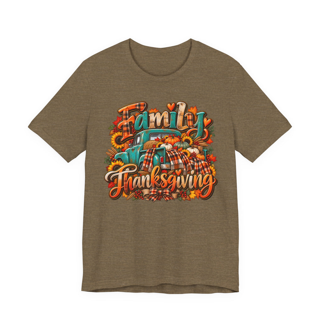 Matching Family Thanksgiving T-Shirt | Fall Family Gathering Graphic Tee | Unisex Holiday Shirt