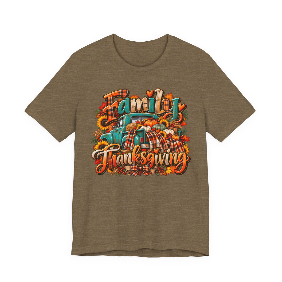 Matching Family Thanksgiving T-Shirt | Fall Family Gathering Graphic Tee | Unisex Holiday Shirt