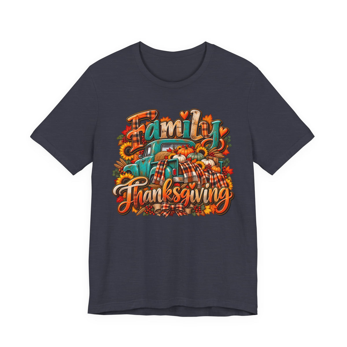 Matching Family Thanksgiving T-Shirt | Fall Family Gathering Graphic Tee | Unisex Holiday Shirt