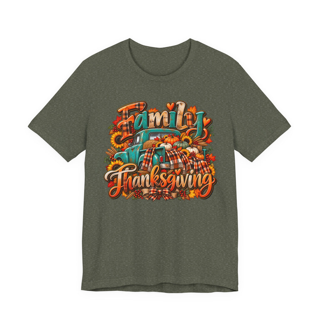 Matching Family Thanksgiving T-Shirt | Fall Family Gathering Graphic Tee | Unisex Holiday Shirt