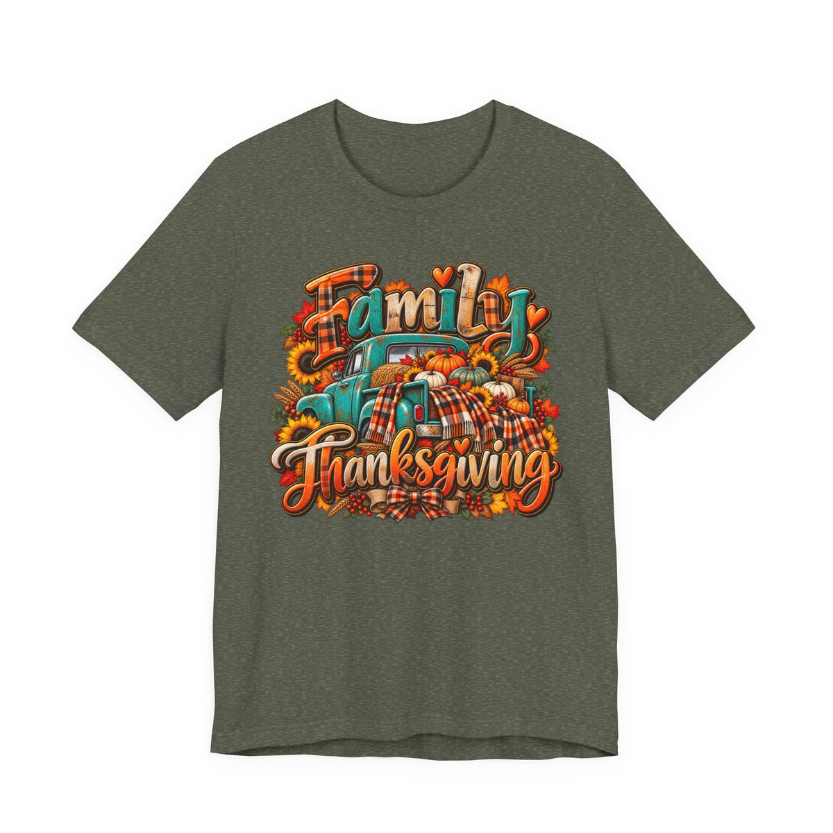 Matching Family Thanksgiving T-Shirt | Fall Family Gathering Graphic Tee | Unisex Holiday Shirt