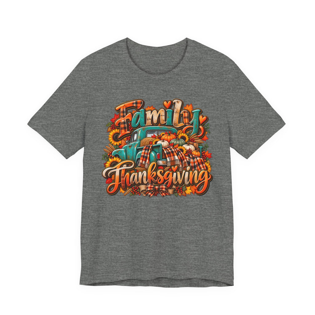 Matching Family Thanksgiving T-Shirt | Fall Family Gathering Graphic Tee | Unisex Holiday Shirt