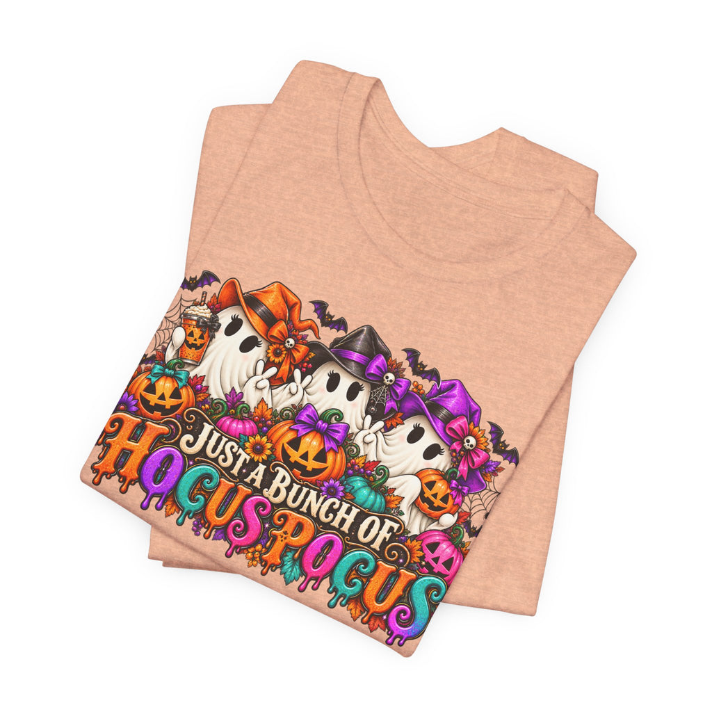 Just a Bunch of Hocus Pocus Halloween T-Shirt | Cute Ghost Graphic Tee