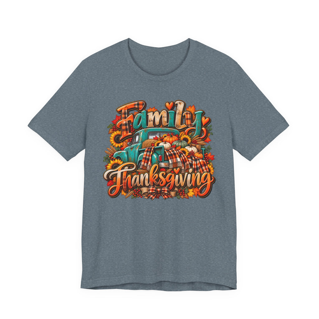 Matching Family Thanksgiving T-Shirt | Fall Family Gathering Graphic Tee | Unisex Holiday Shirt