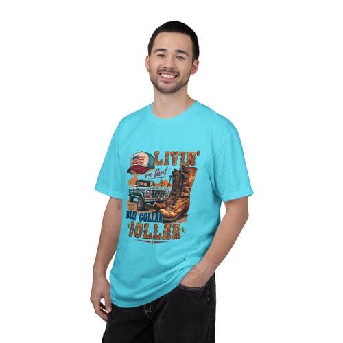 Blue Collar Dollar T-Shirt | Work Boots & Truck Graphic Tee
