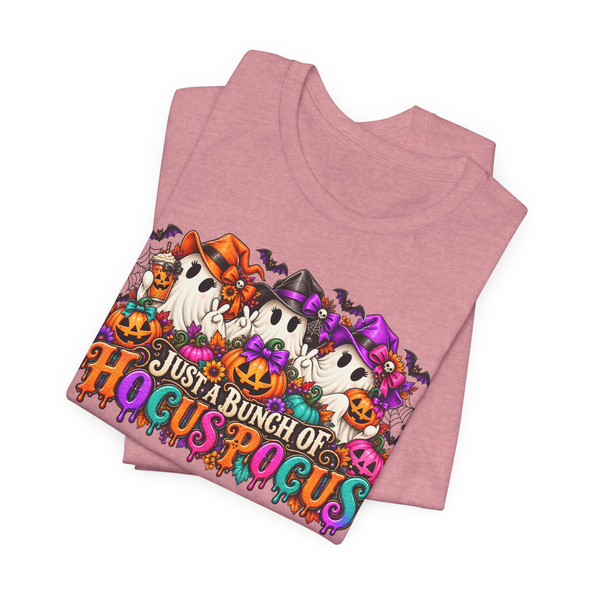 Just a Bunch of Hocus Pocus Halloween T-Shirt | Cute Ghost Graphic Tee
