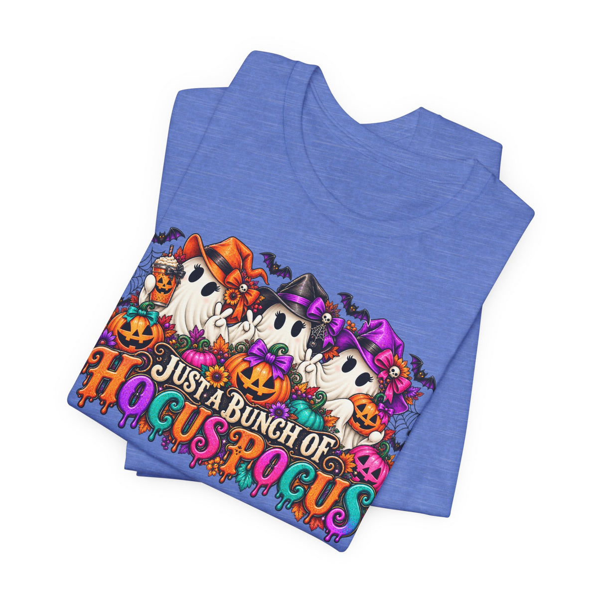Just a Bunch of Hocus Pocus Halloween T-Shirt | Cute Ghost Graphic Tee