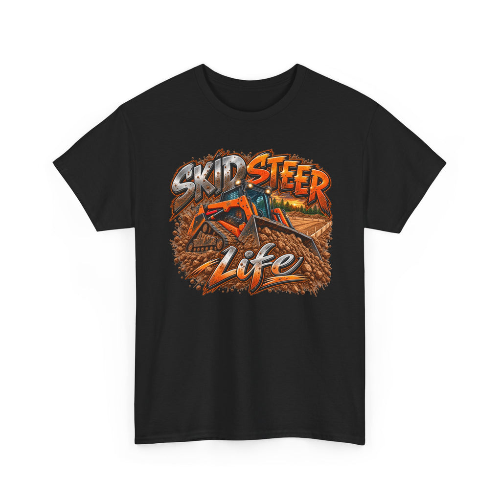 Skid Steer Life T-Shirt | Heavy Equipment Operator Shirt | Construction Worker Graphic Tee
