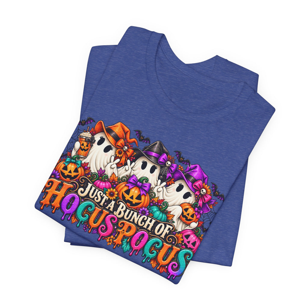 Just a Bunch of Hocus Pocus Halloween T-Shirt | Cute Ghost Graphic Tee