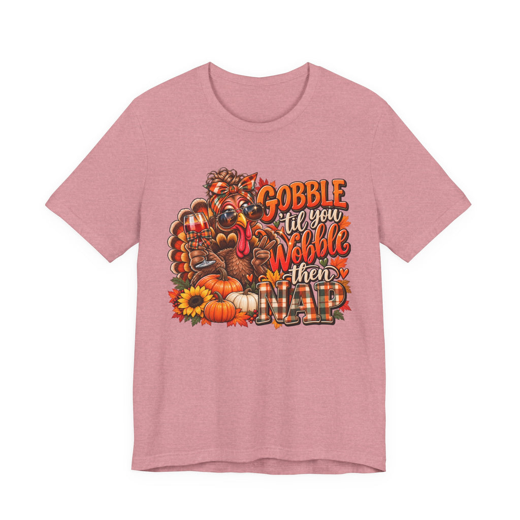Thanksgiving Gobble Graphic T-Shirt | Funny fall Holiday Tee | Unisex Thanksgiving Shirt