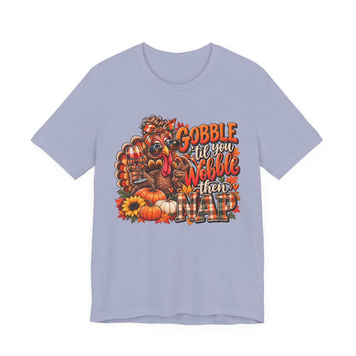 Thanksgiving Gobble Graphic T-Shirt | Funny fall Holiday Tee | Unisex Thanksgiving Shirt